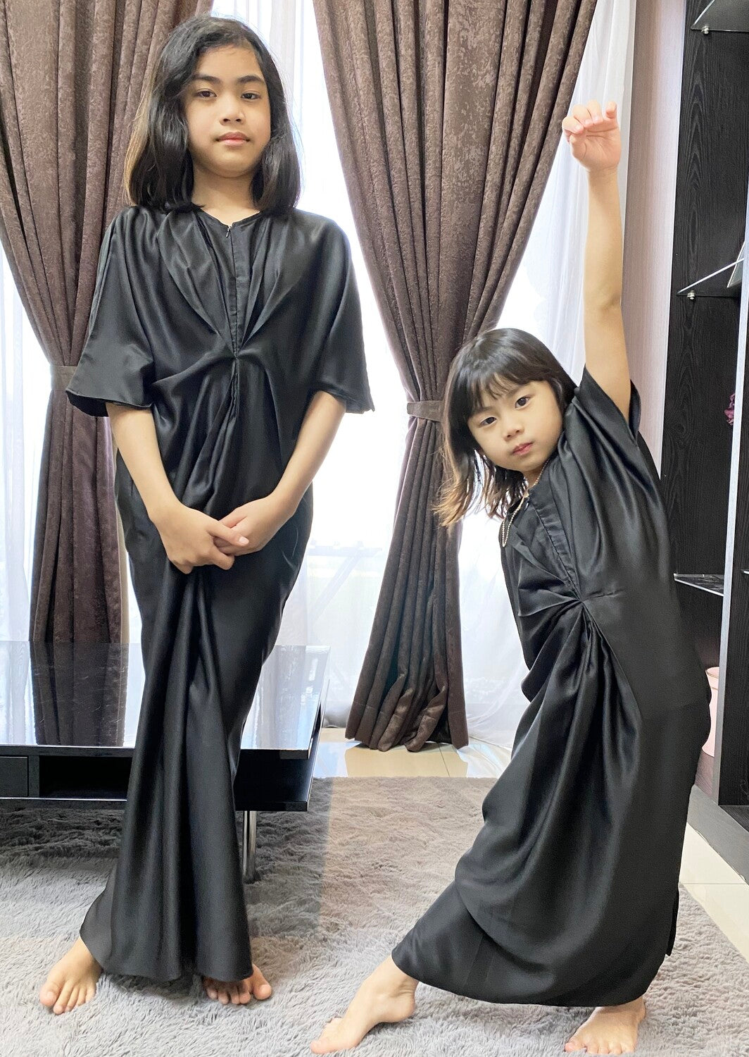 SOFEAS CAFTAN KIDS - BLACK