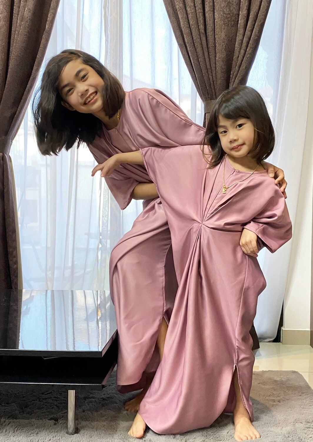 SOFEAS CAFTAN KIDS - PINK BLUSH