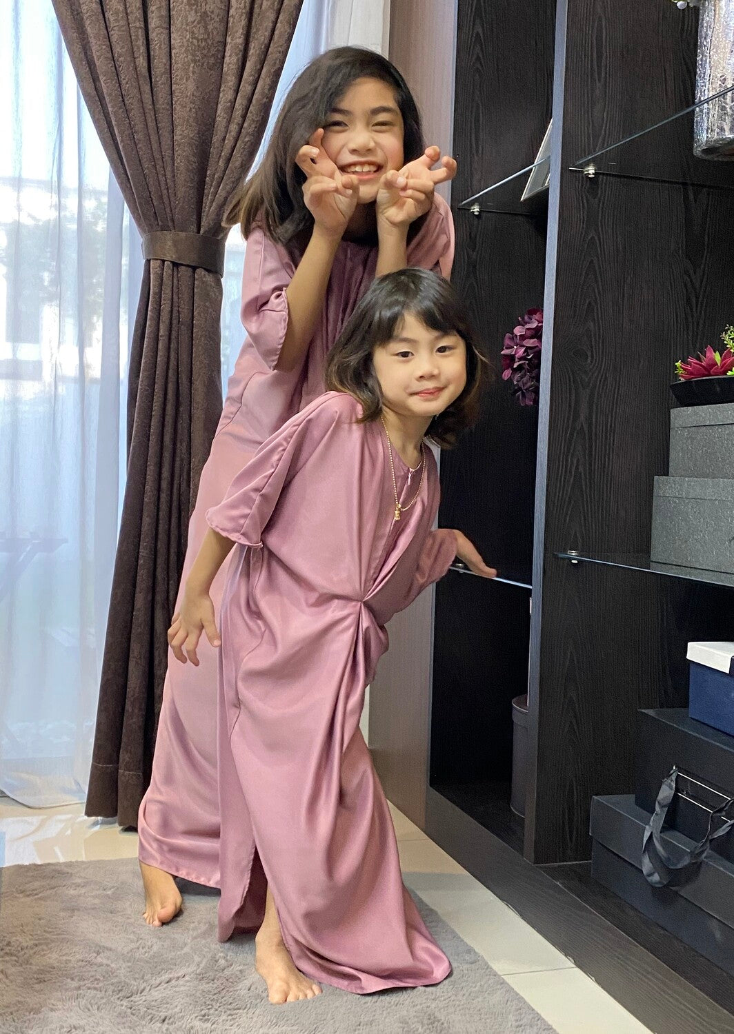 SOFEAS CAFTAN KIDS - PINK BLUSH