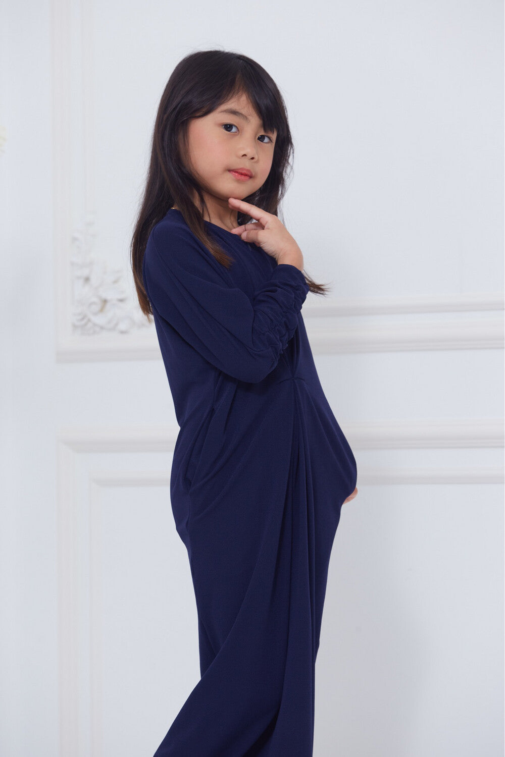 CAFTAN SLIM KIDS - NAVY BLUE