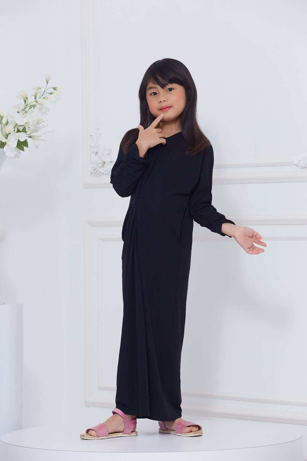 CAFTAN SLIM KIDS - BLACK