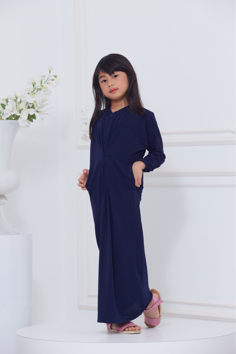 CAFTAN SLIM KIDS - NAVY BLUE