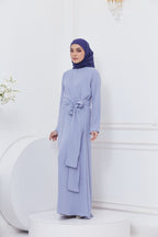 DRAPE DRESS - CORN FLOWER