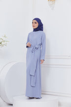 DRAPE DRESS - CORN FLOWER
