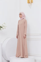 DRAPE DRESS - NUDE