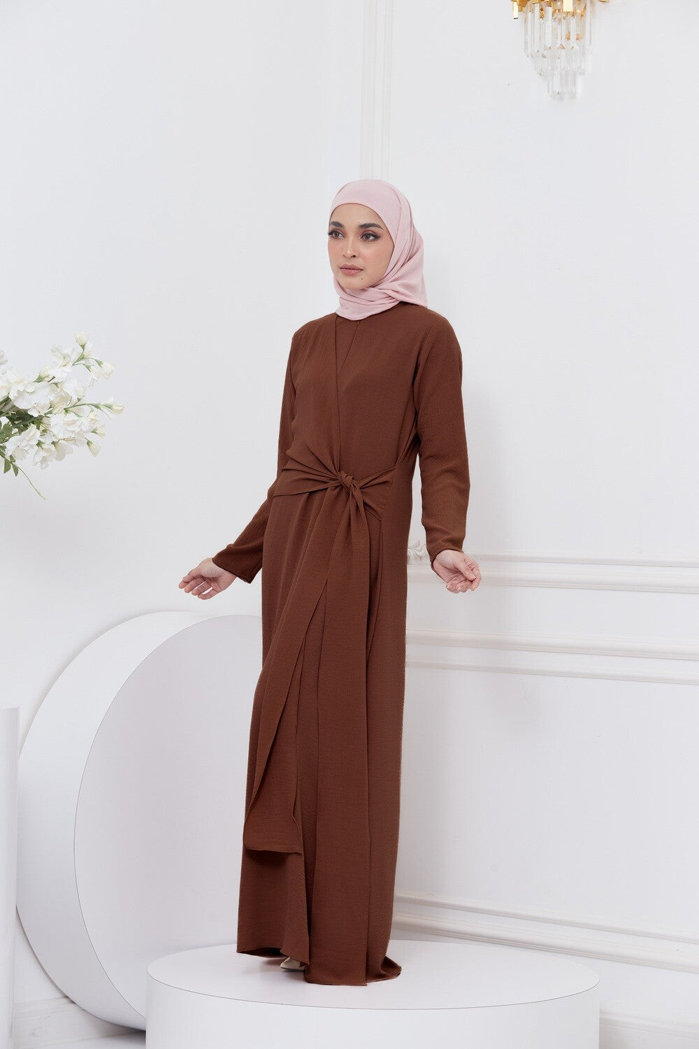 DRAPE DRESS - CADBURY