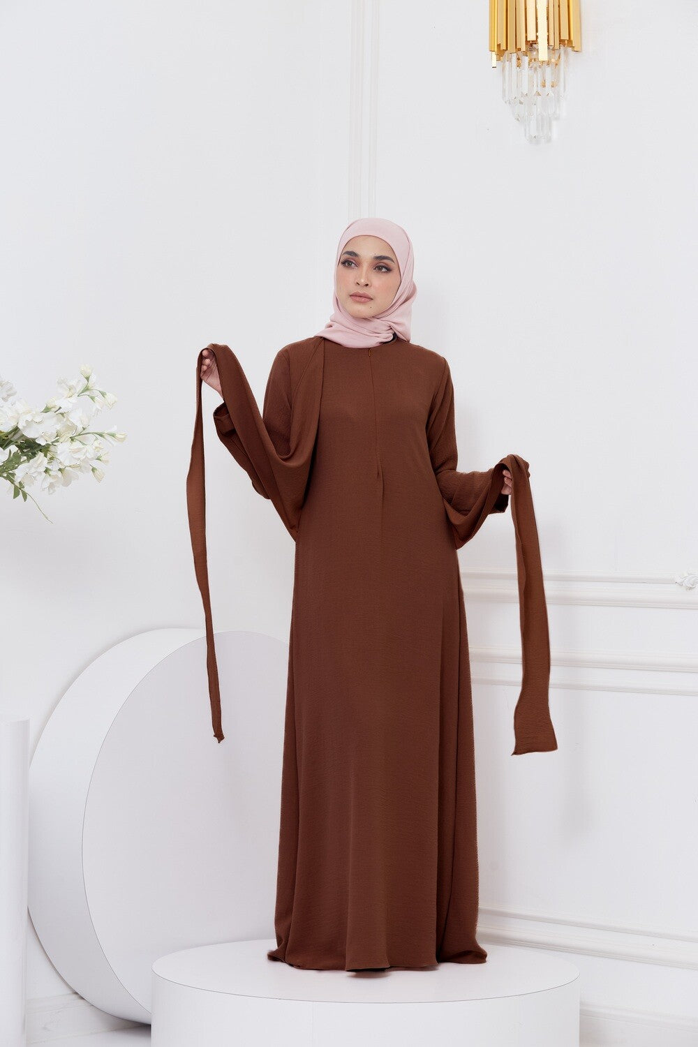 DRAPE DRESS - CADBURY