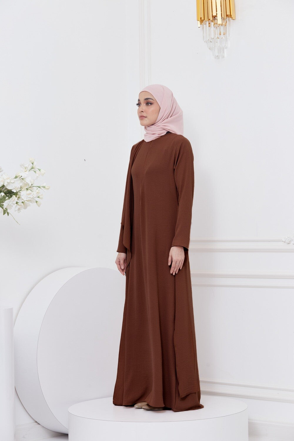 DRAPE DRESS - CADBURY