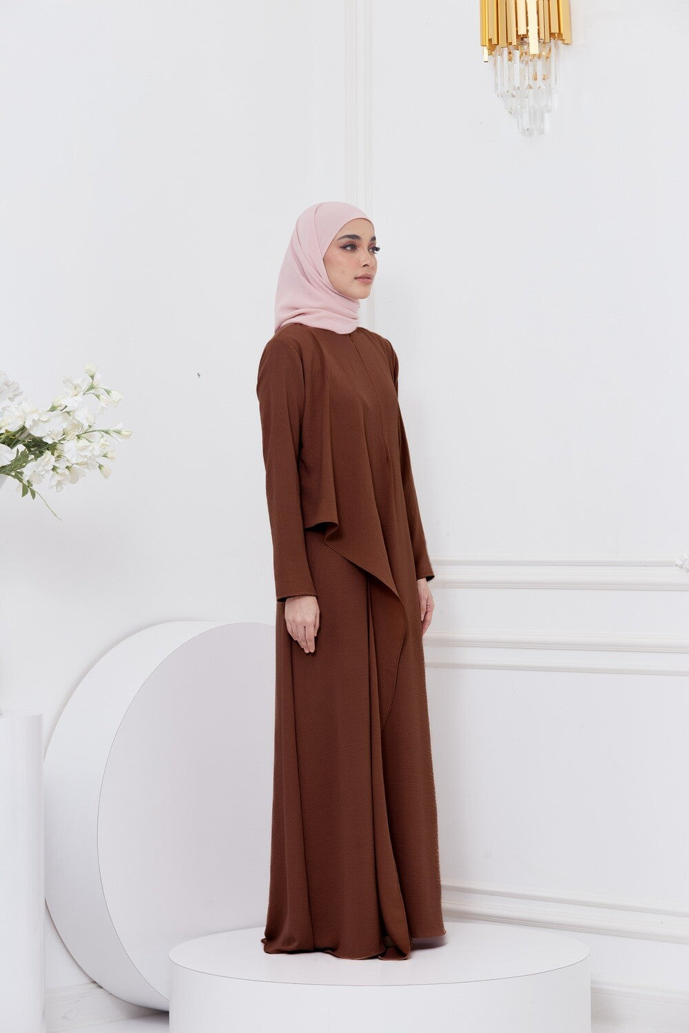 DRAPE DRESS - CADBURY