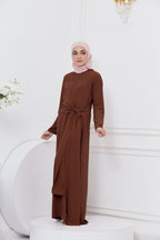 DRAPE DRESS - CADBURY