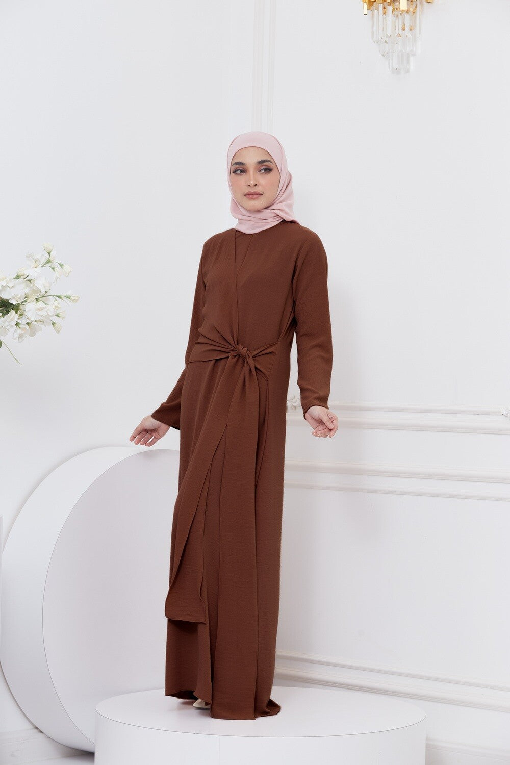 DRAPE DRESS - CADBURY