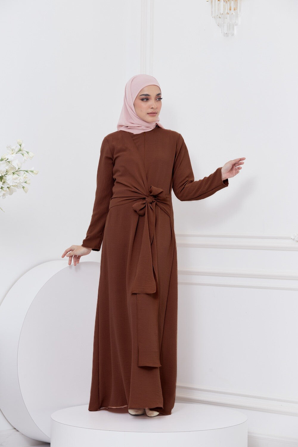 DRAPE DRESS - CADBURY