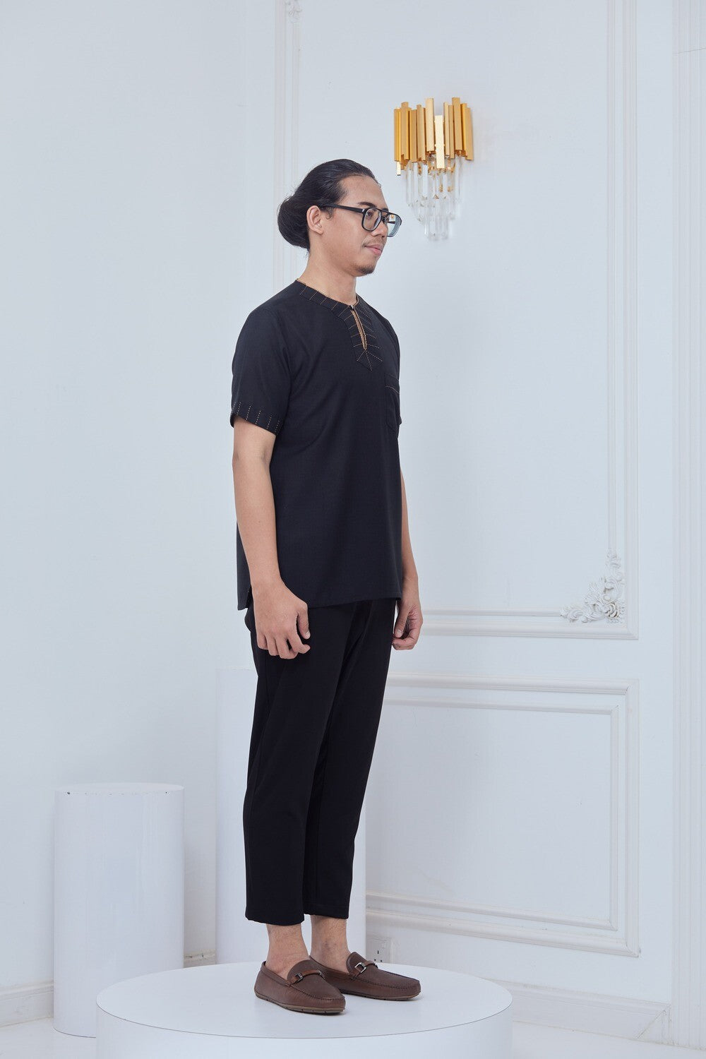 KURTA - MENS BLACK