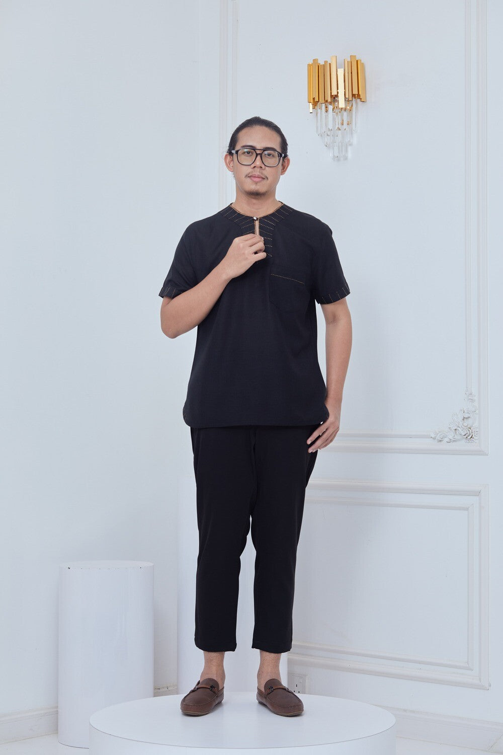 KURTA - MENS BLACK