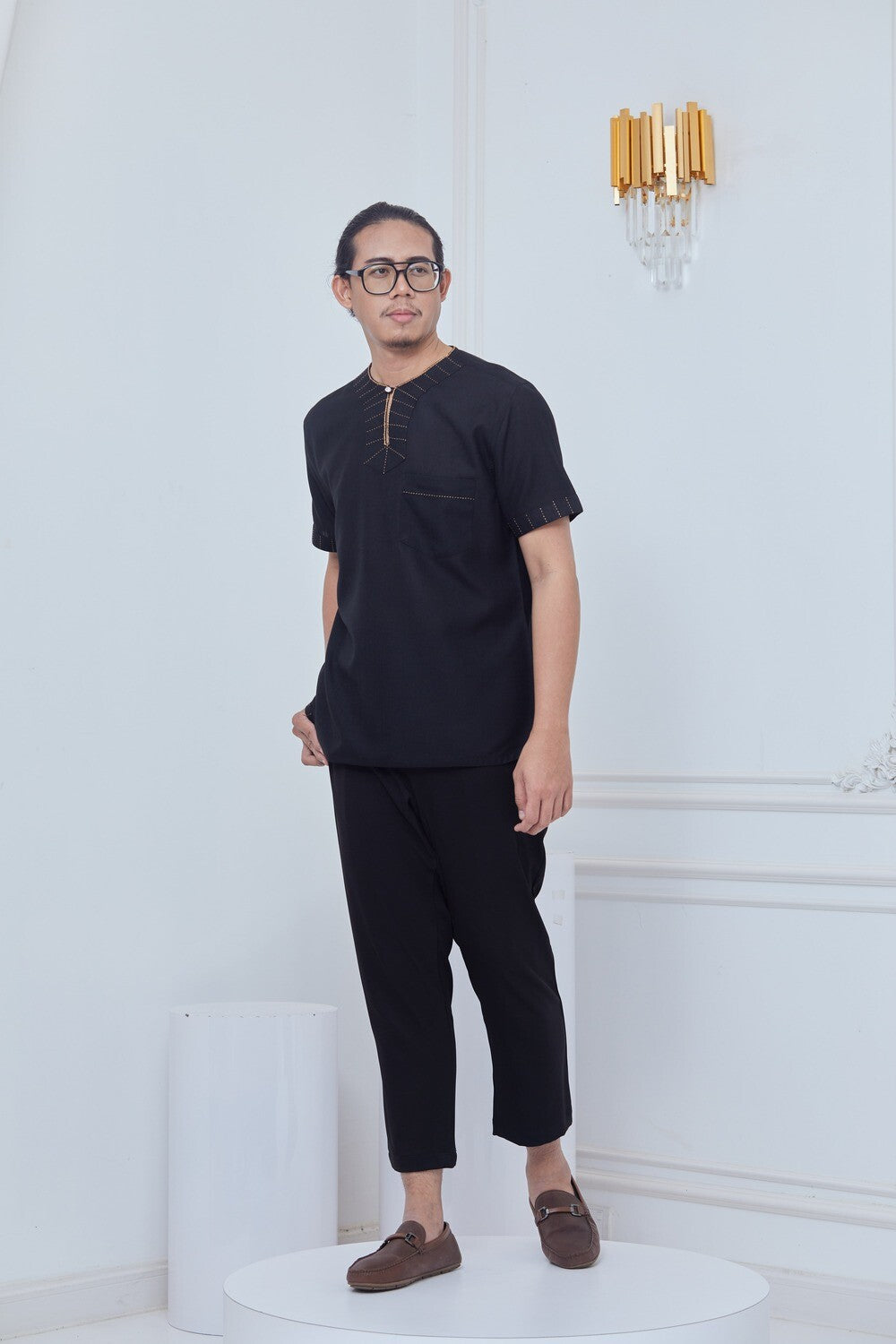 KURTA - MENS BLACK