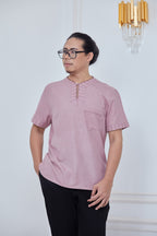 KURTA - MENS MAUVE PINK