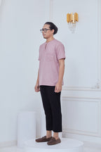 KURTA - MENS MAUVE PINK