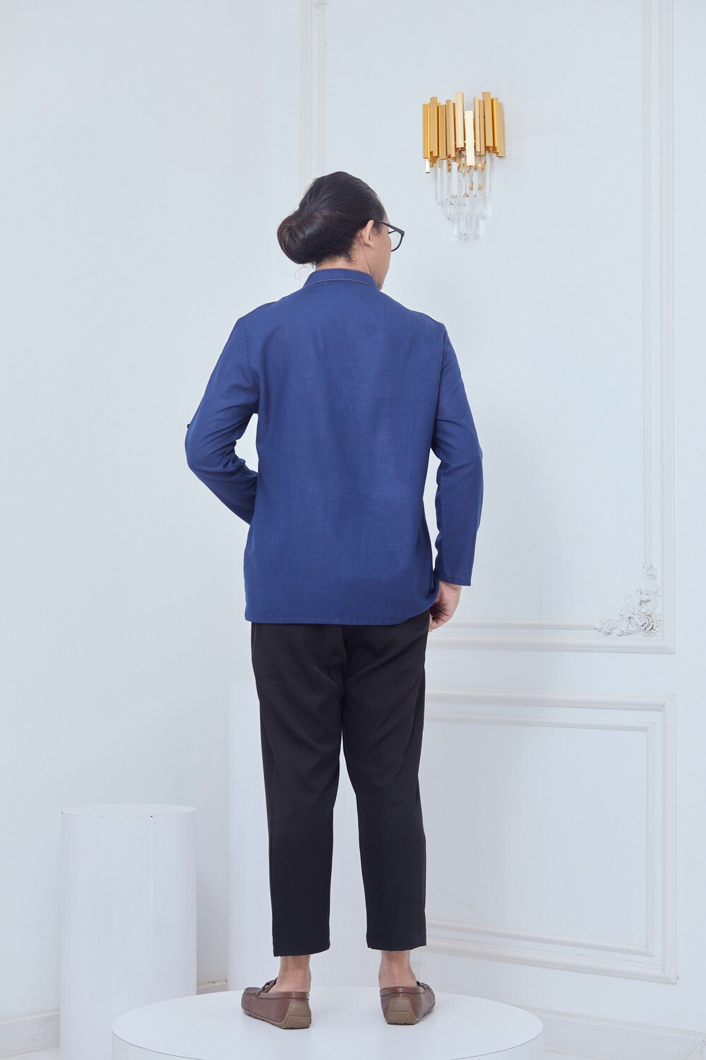 KURTA (CEKAK MUSANG) - MENS MIDNIGHT BLUE