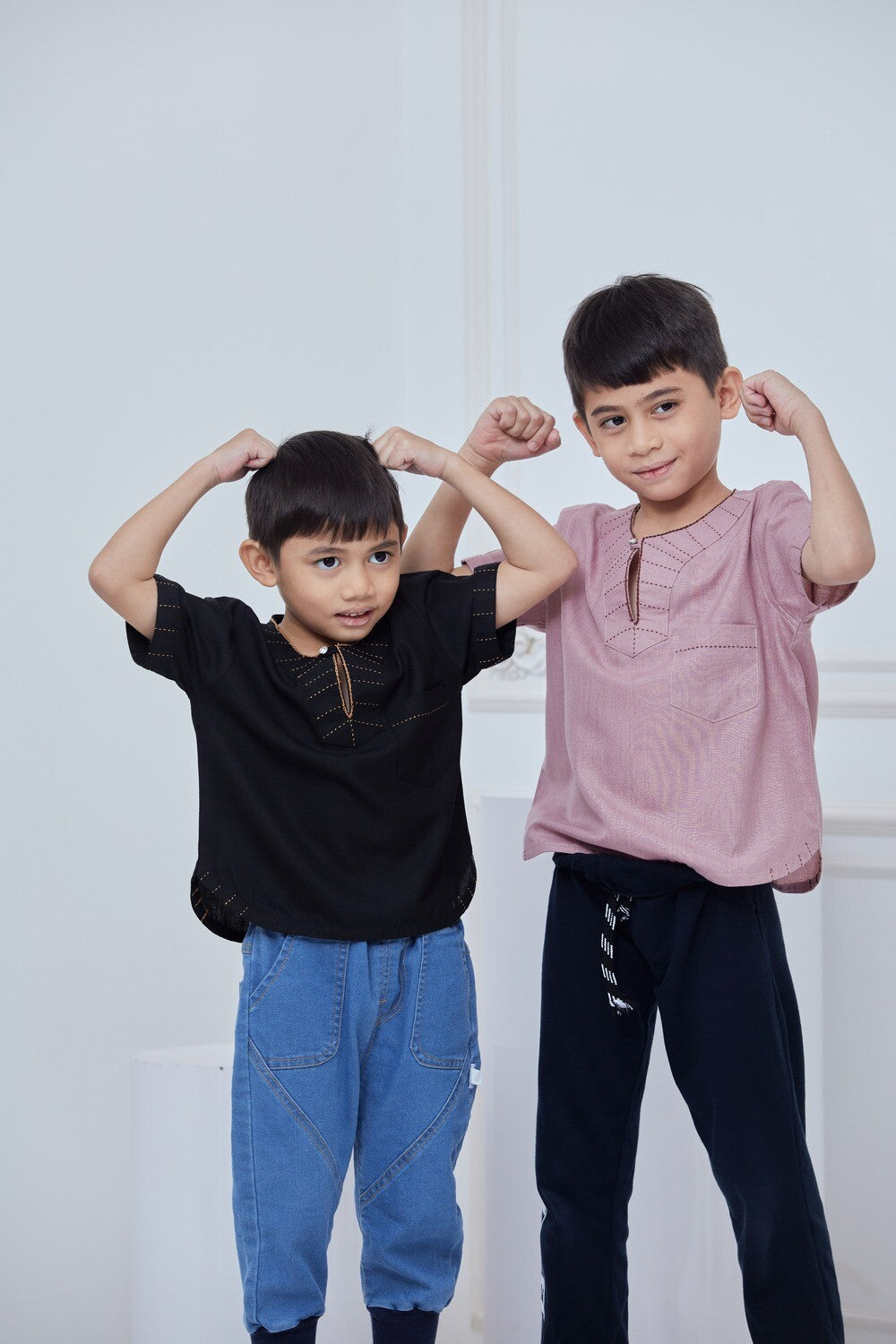 KURTA - KIDS MAUVE PINK
