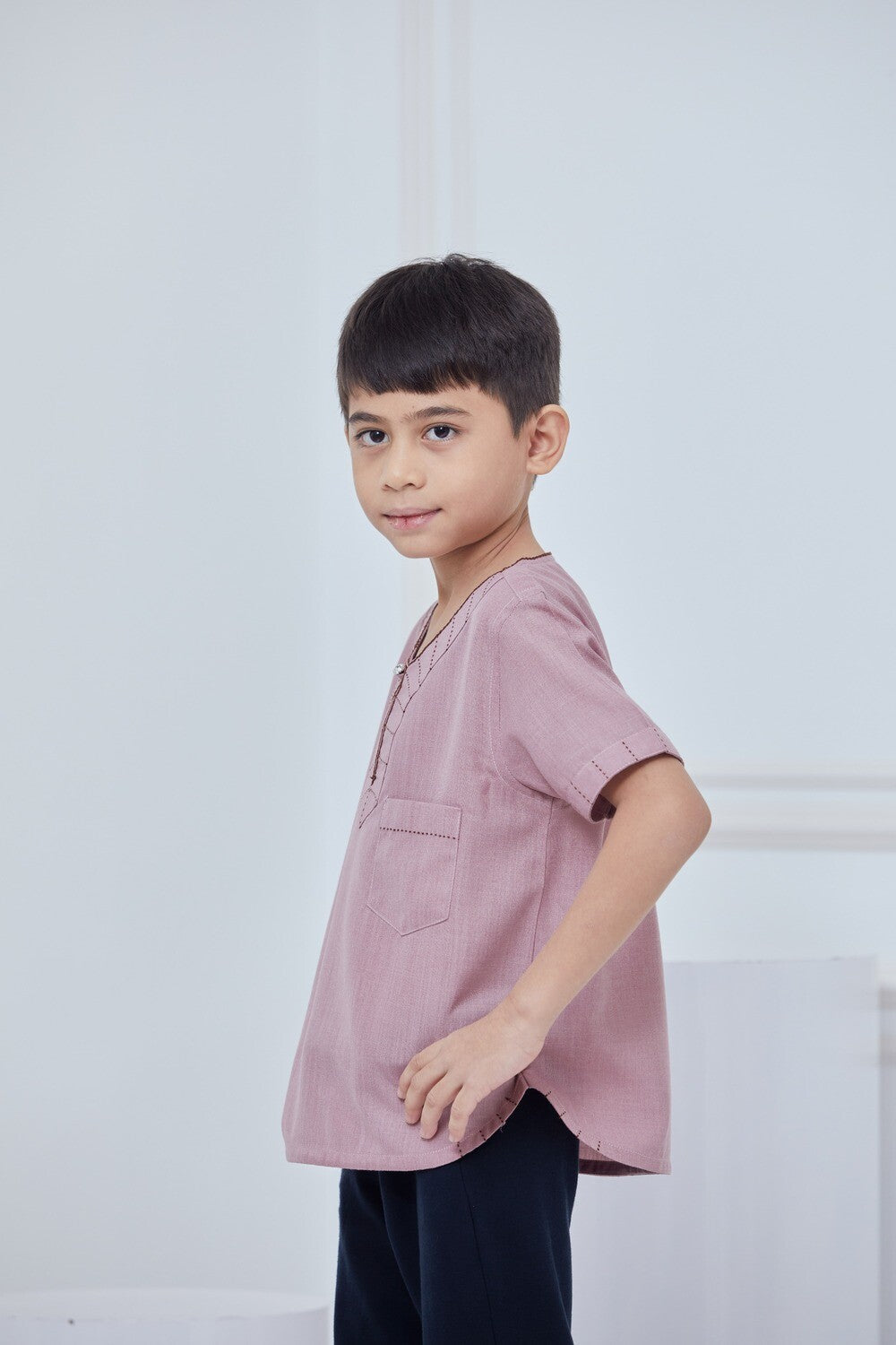 KURTA - KIDS MAUVE PINK