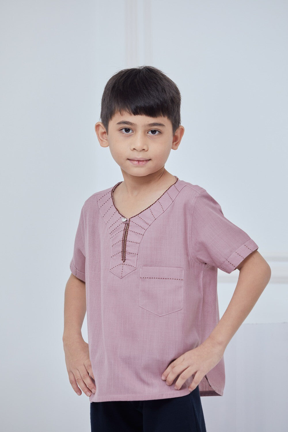 KURTA - KIDS MAUVE PINK