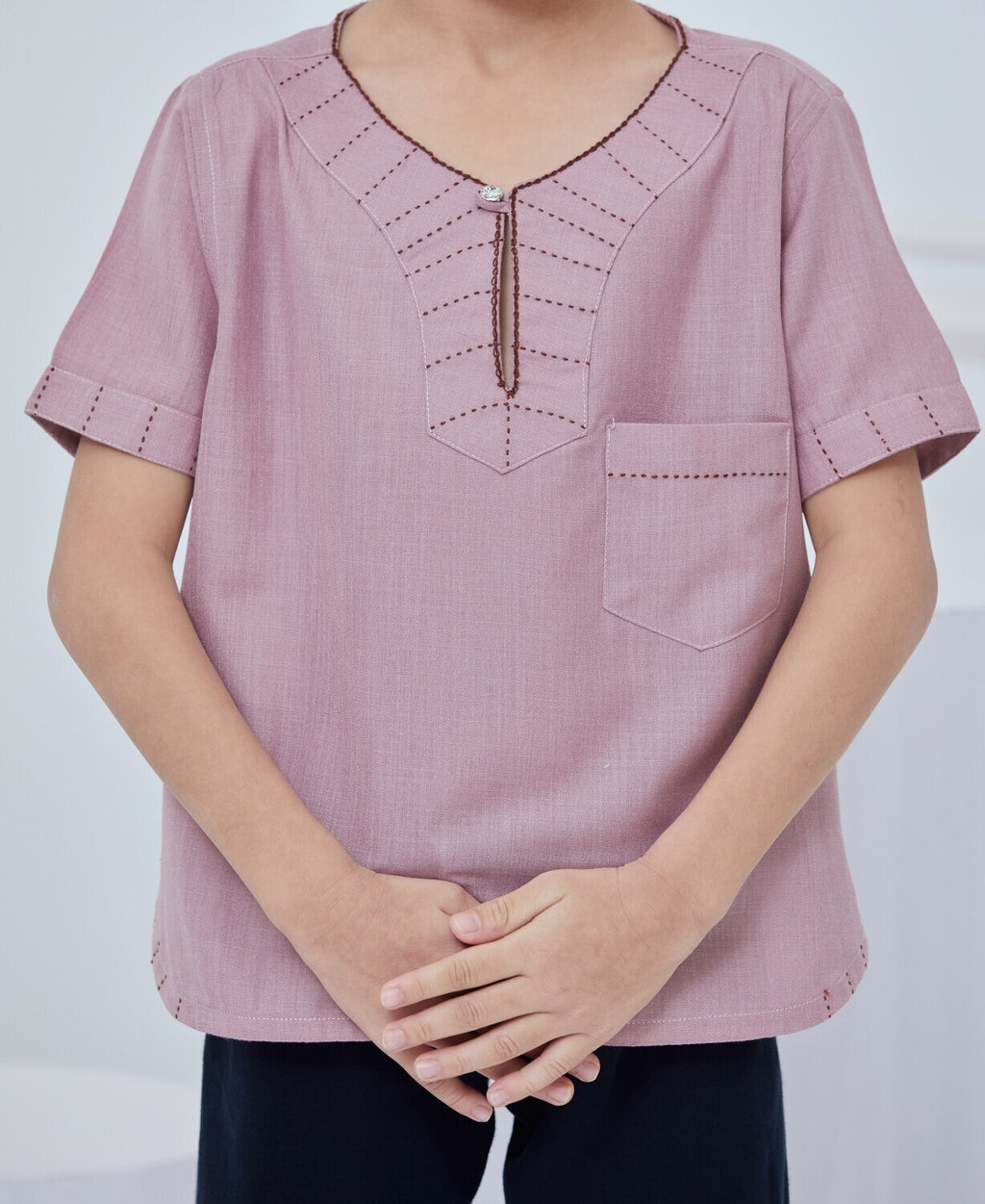 KURTA - KIDS MAUVE PINK