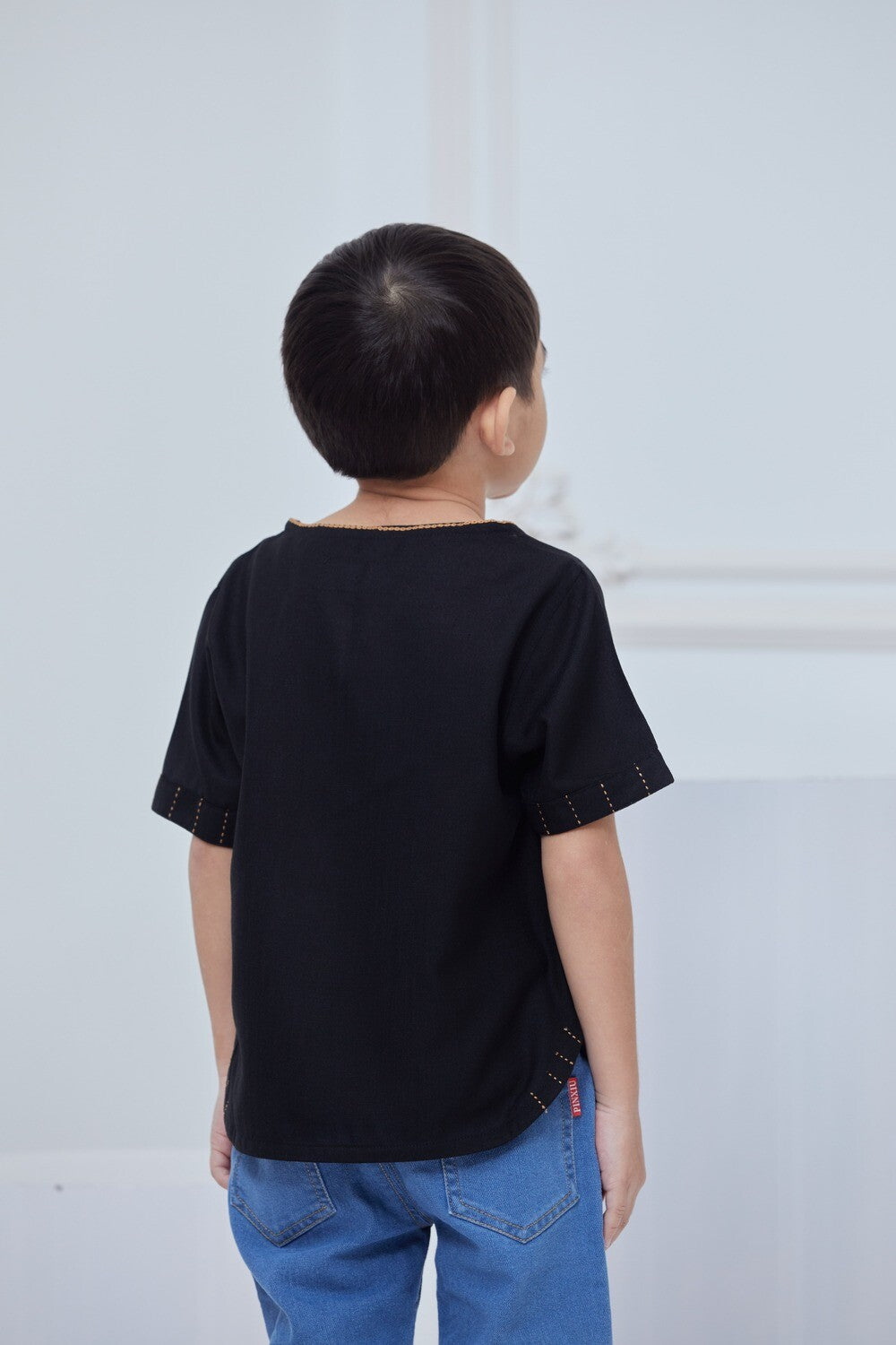 KURTA - KIDS BLACK