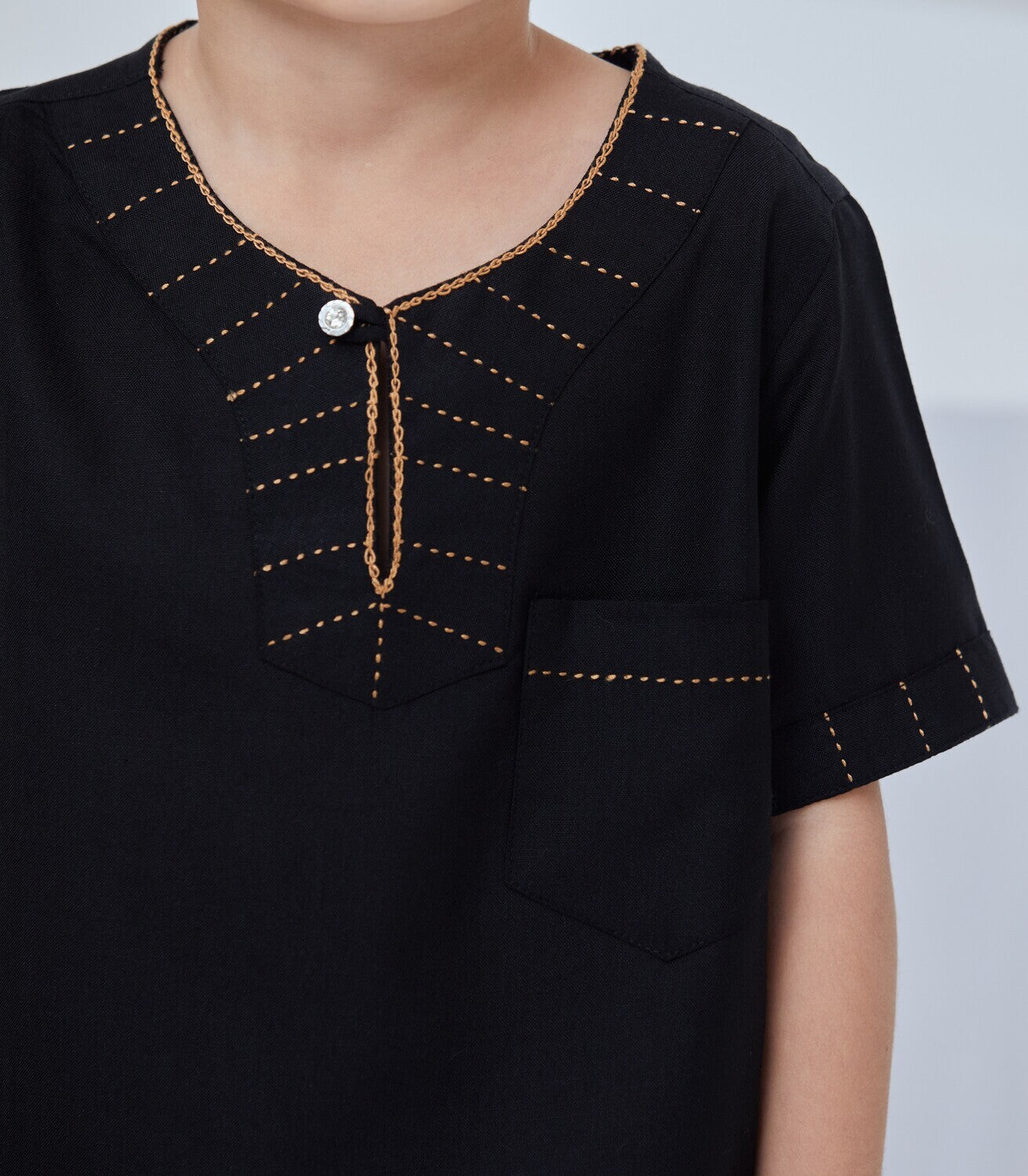 KURTA - KIDS BLACK