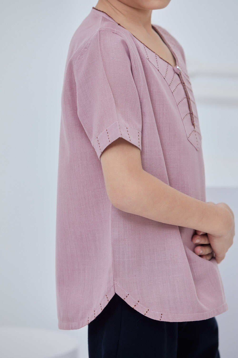 KURTA - KIDS MAUVE PINK
