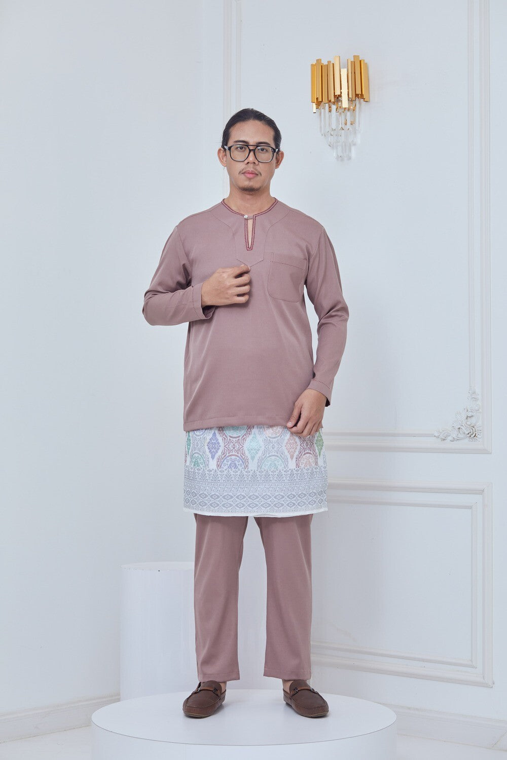 TELUK BELANGA - MENS MAUVE PINK