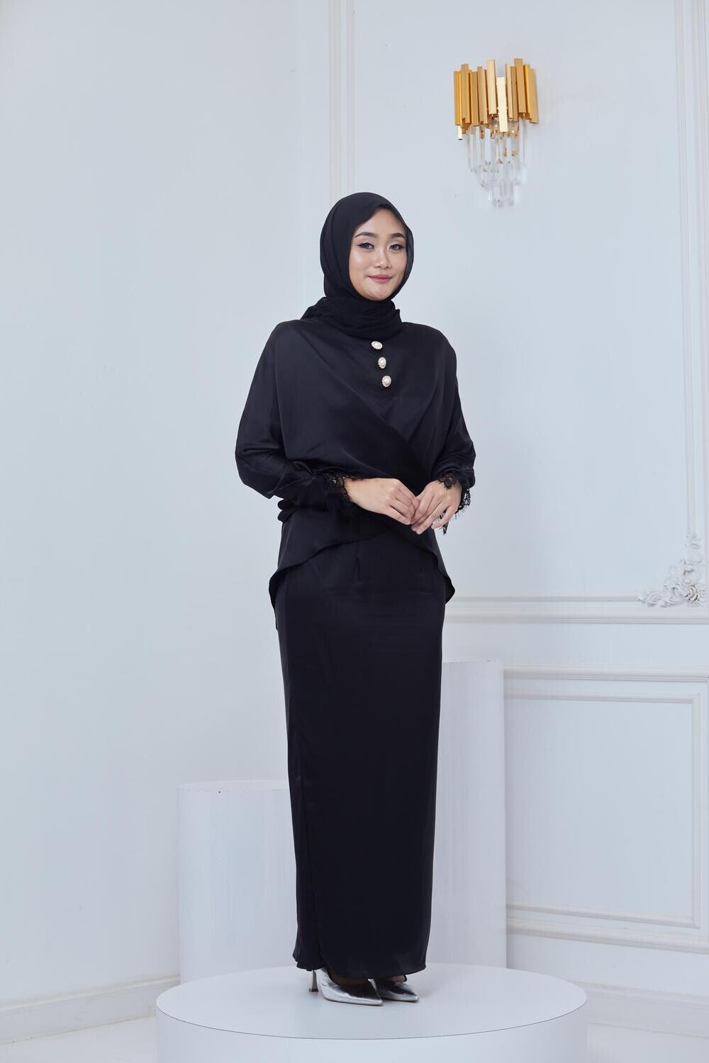 ERINA  KURUNG- BLACK