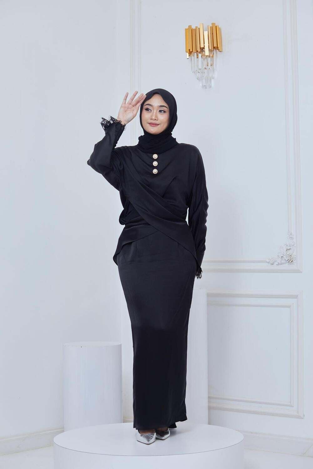 ERINA  KURUNG- BLACK