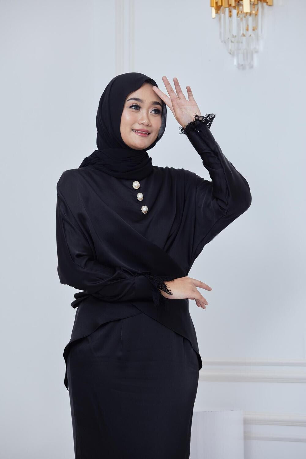 ERINA  KURUNG- BLACK