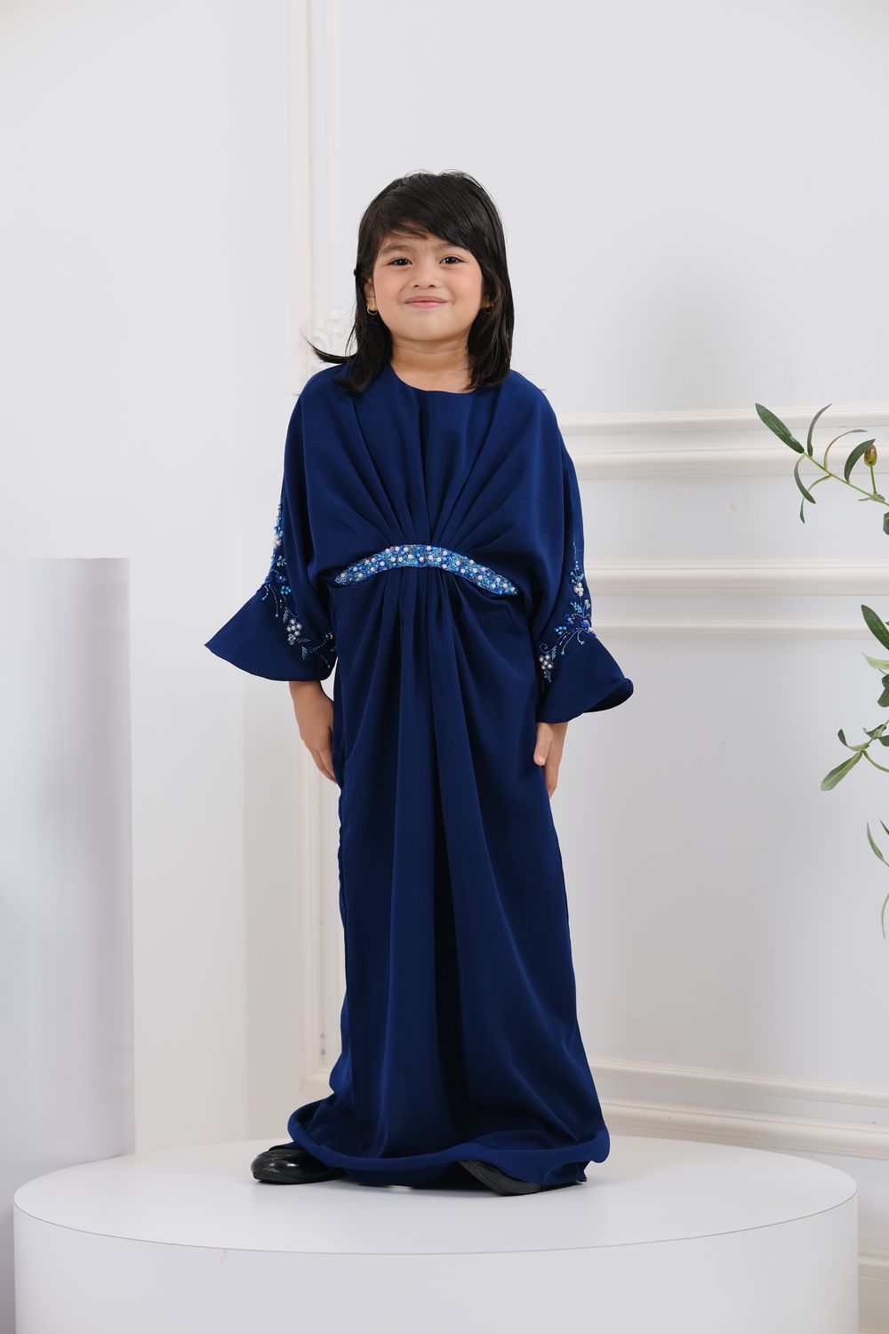 QAYRA CAFTAN KIDS -  NAVY BLUE