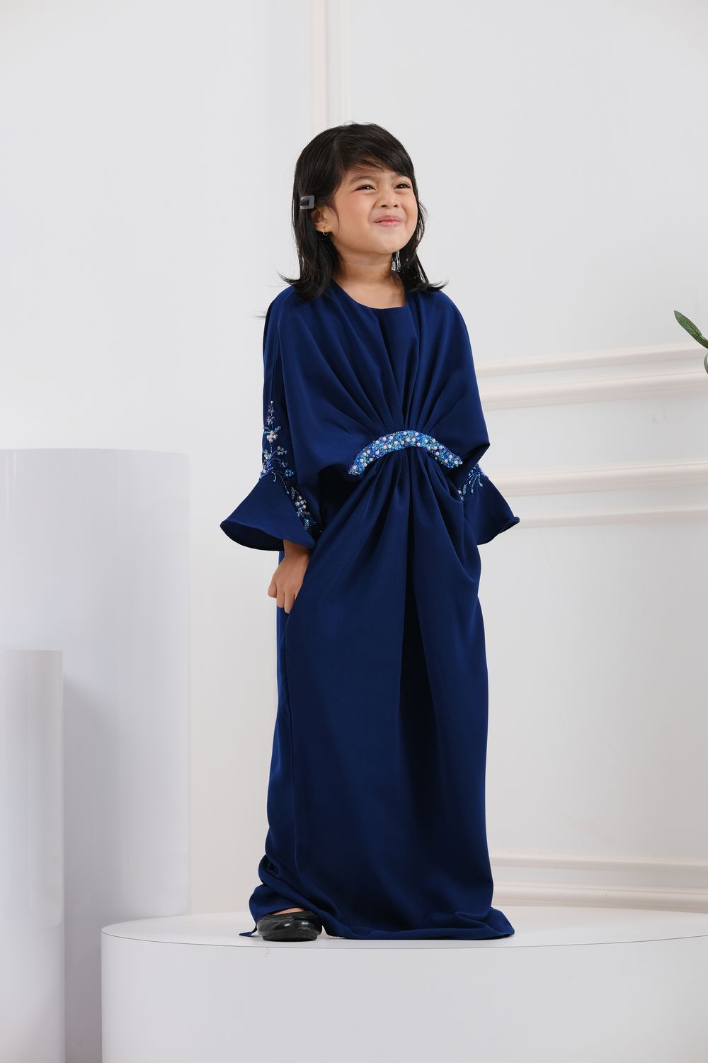 QAYRA CAFTAN KIDS -  NAVY BLUE