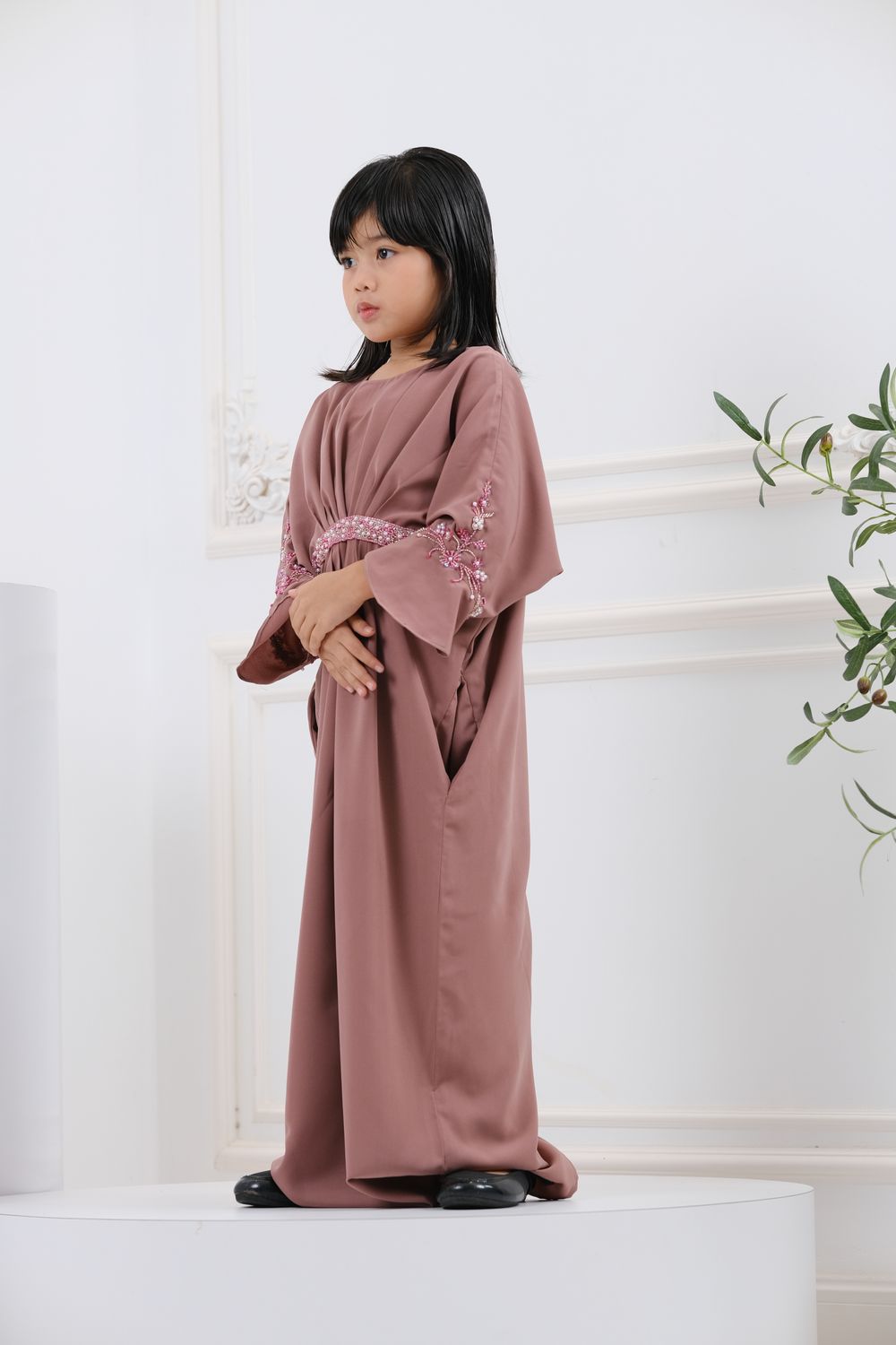 QAYRA CAFTAN KIDS -  DEEP SALMON