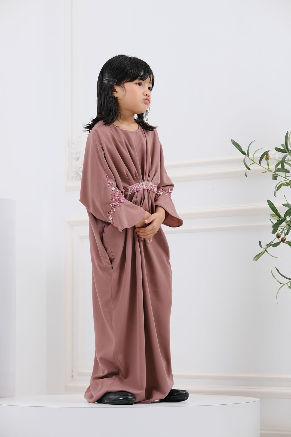 QAYRA CAFTAN KIDS -  DEEP SALMON