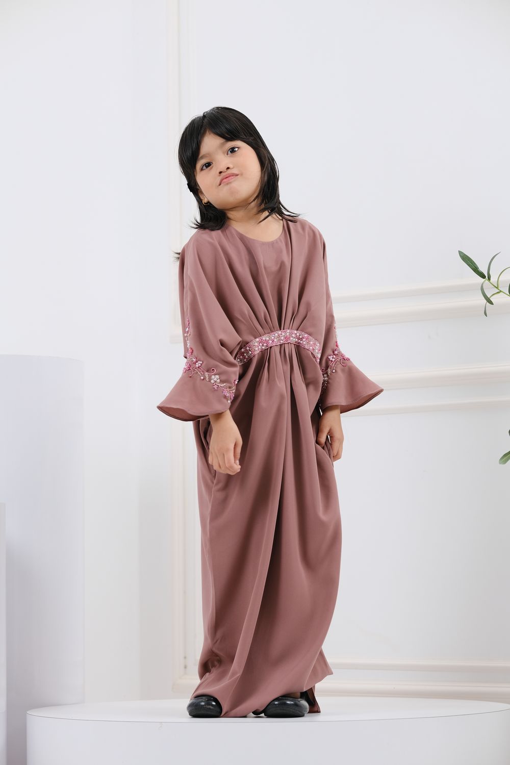 QAYRA CAFTAN KIDS -  DEEP SALMON