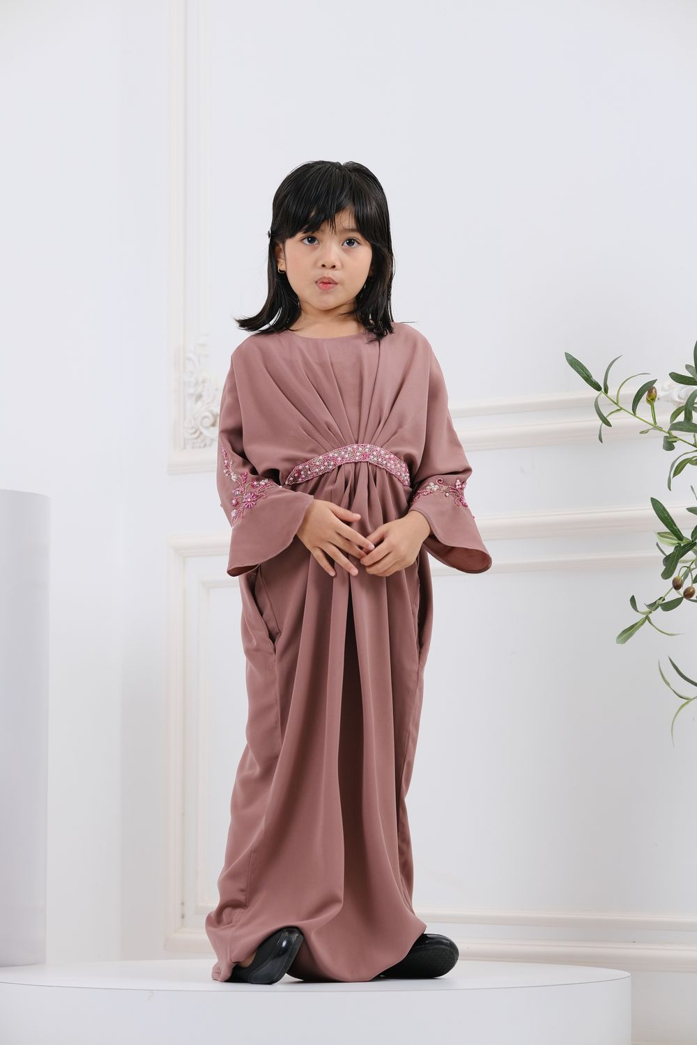QAYRA CAFTAN KIDS -  DEEP SALMON