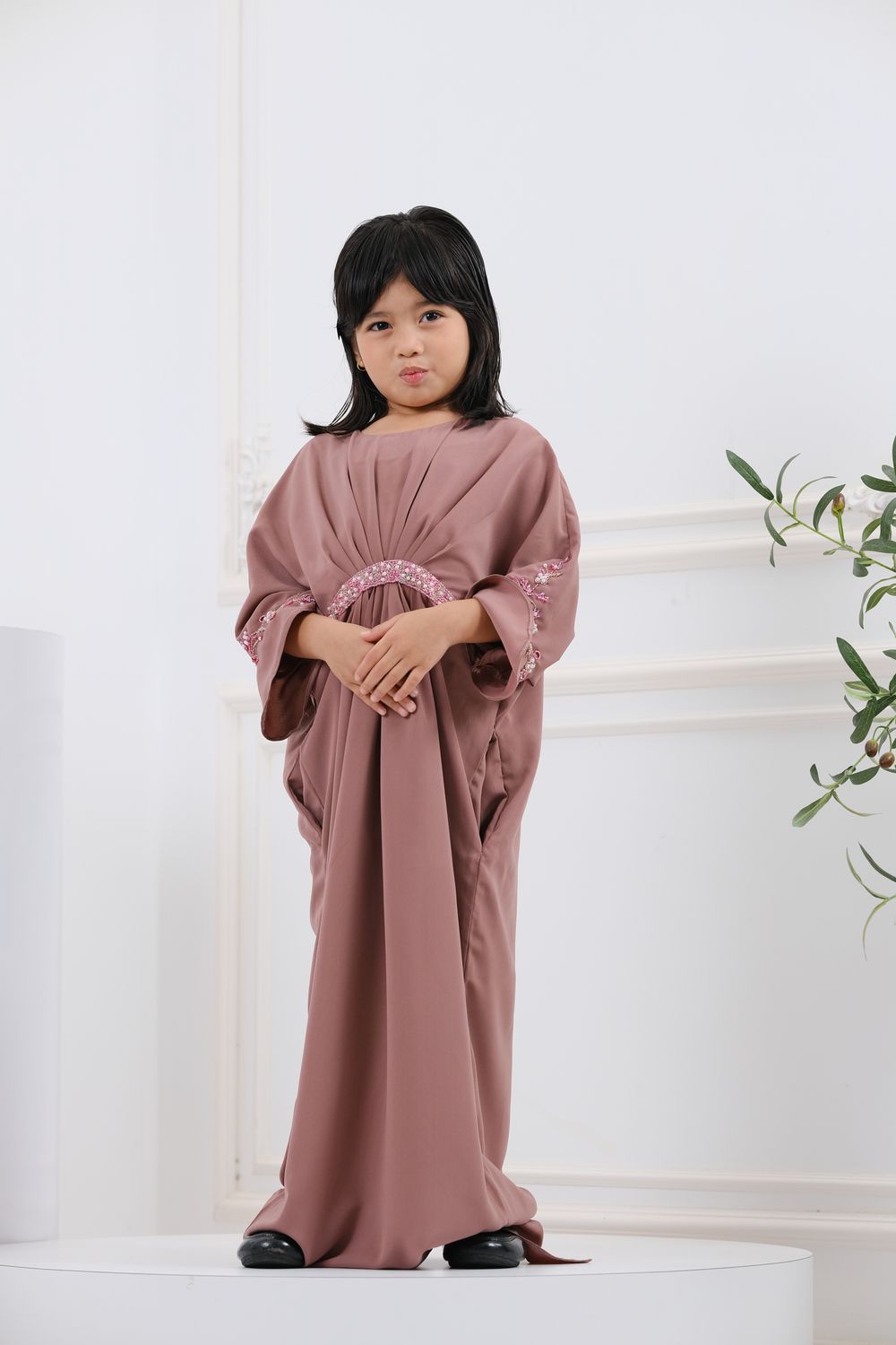 QAYRA CAFTAN KIDS -  DEEP SALMON