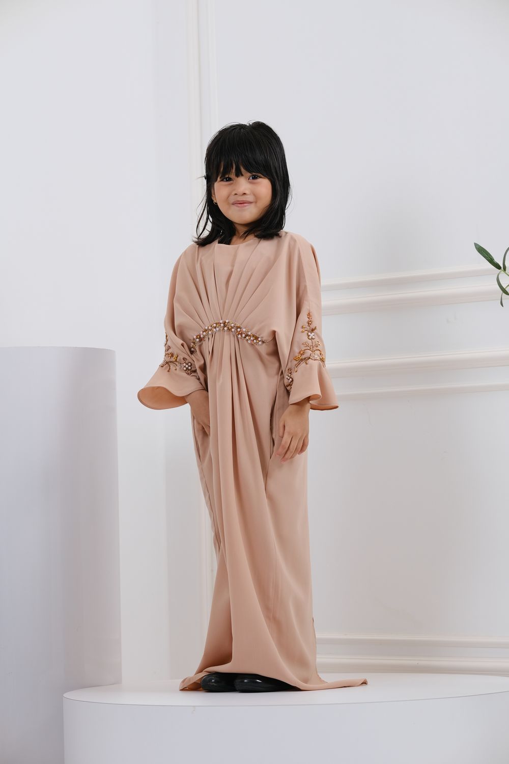 QAYRA CAFTAN KIDS -  CREAM