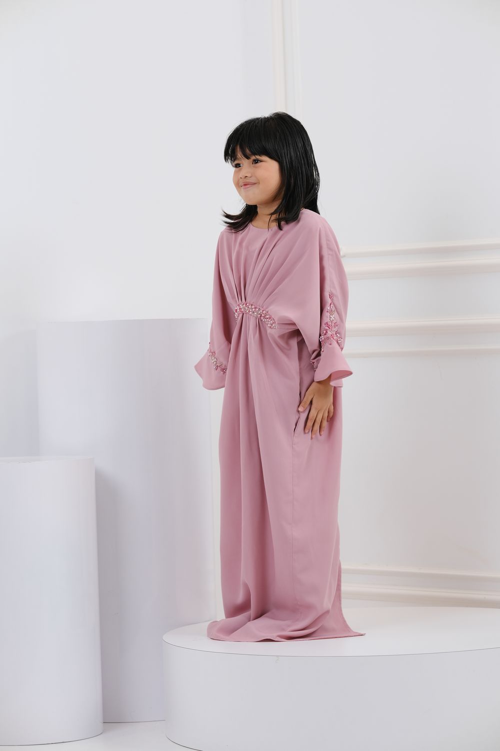 QAYRA CAFTAN KIDS -  PINK