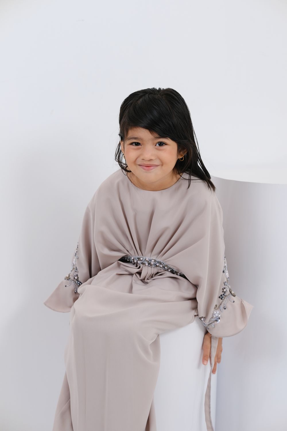 QAYRA CAFTAN KIDS -  SANDY BEIGE
