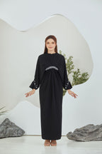 QAYRA CAFTAN -  BLACK