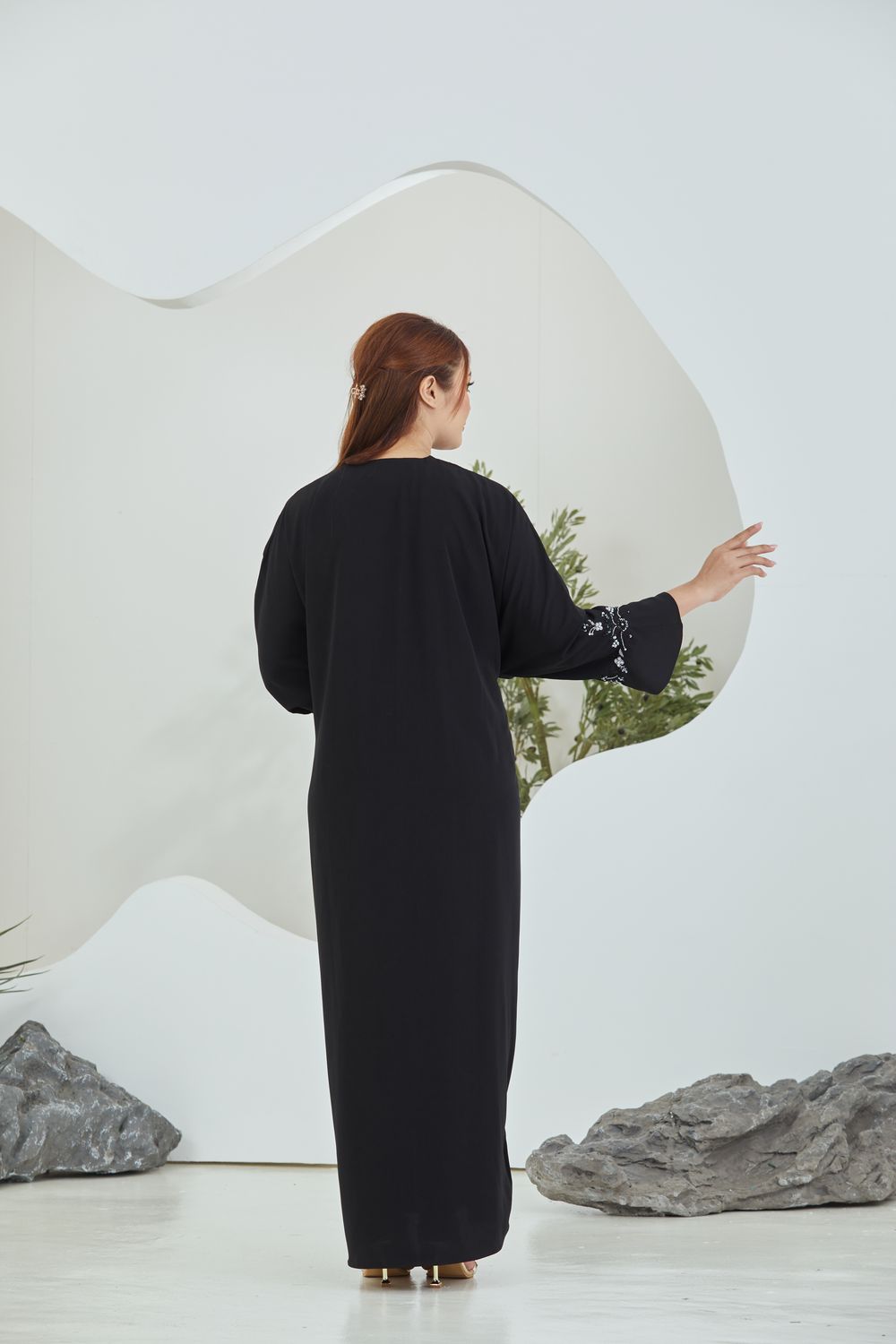 QAYRA CAFTAN -  BLACK