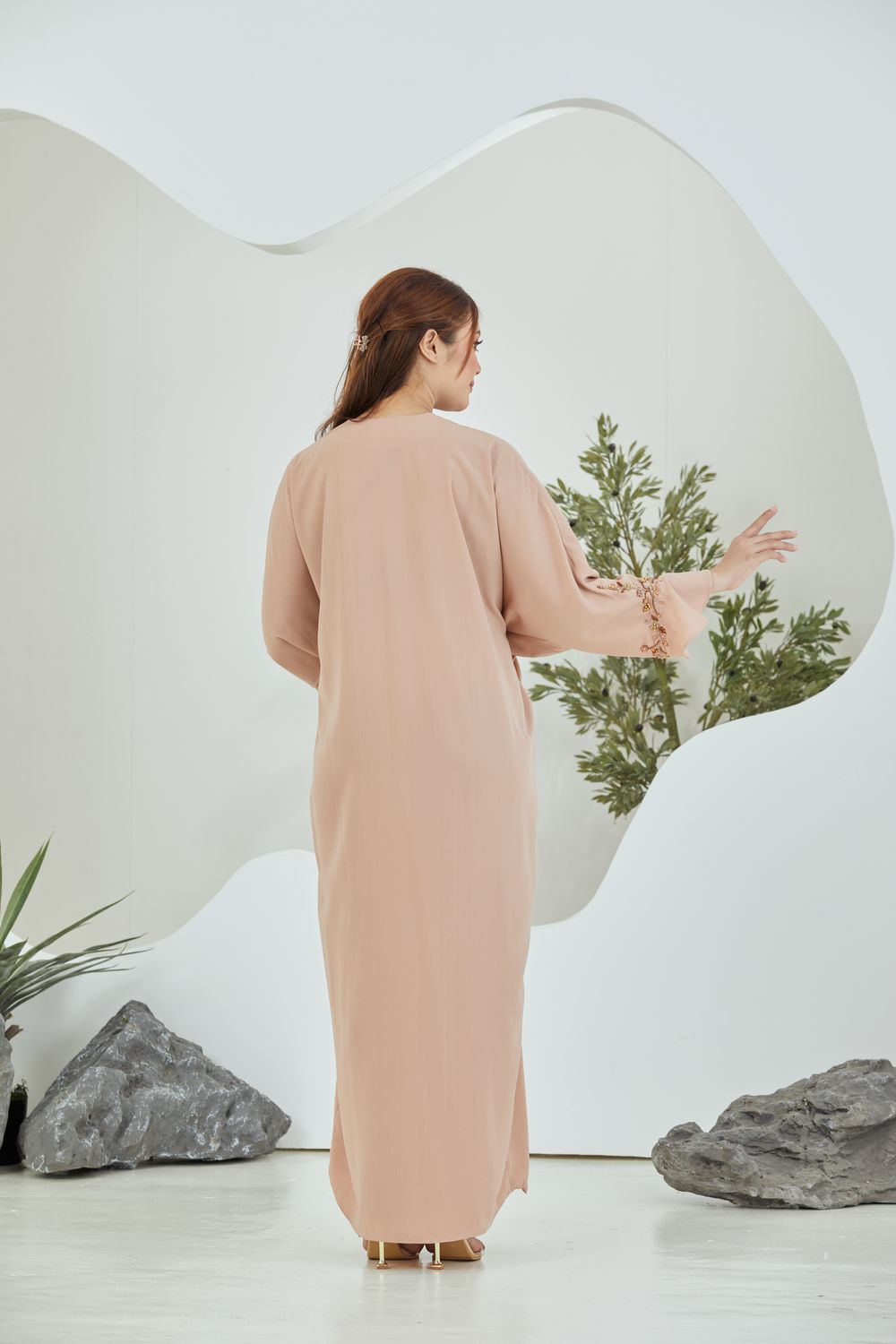 QAYRA CAFTAN -  CREAM