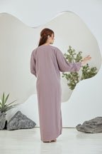 QAYRA CAFTAN -  DUSTY PURPLE