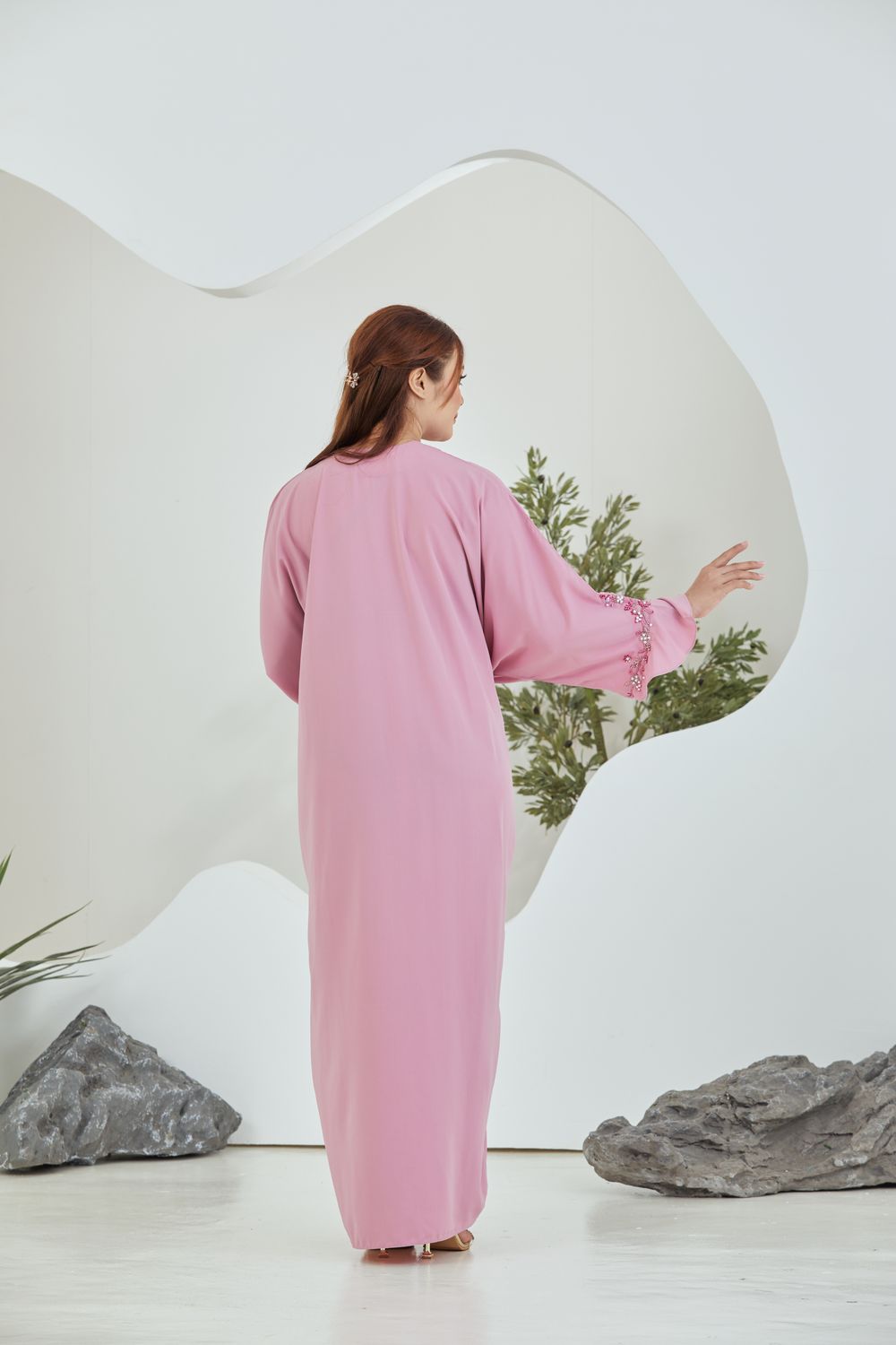 QAYRA CAFTAN -  PINK
