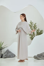 QAYRA CAFTAN - SANDY BEIGE