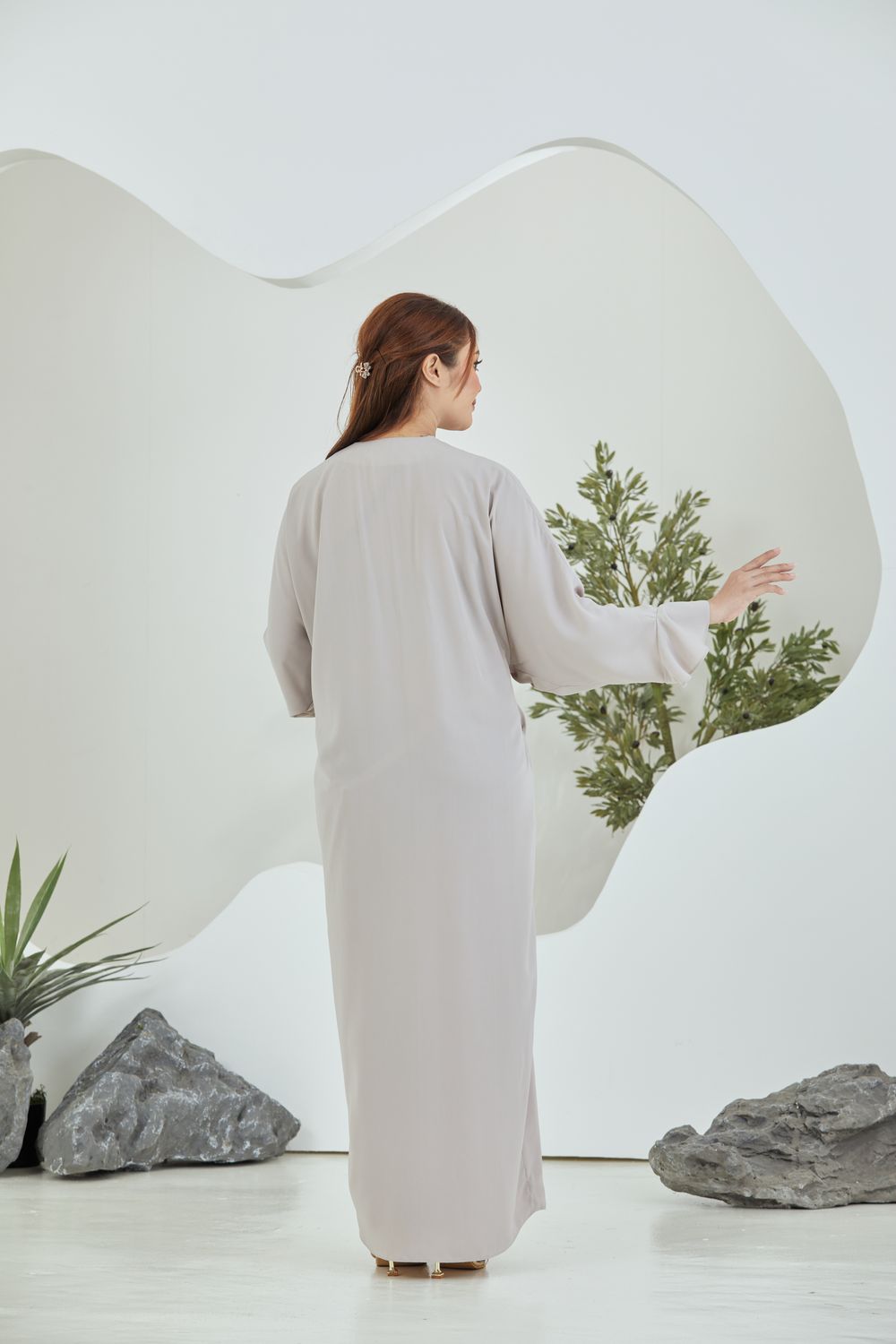 QAYRA CAFTAN - SANDY BEIGE